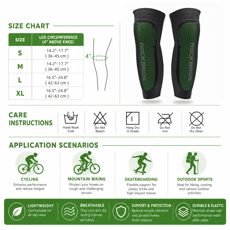 ROCKBROS Cool Sport Legs MTB C - Cycling Gear Lycra recension och pris