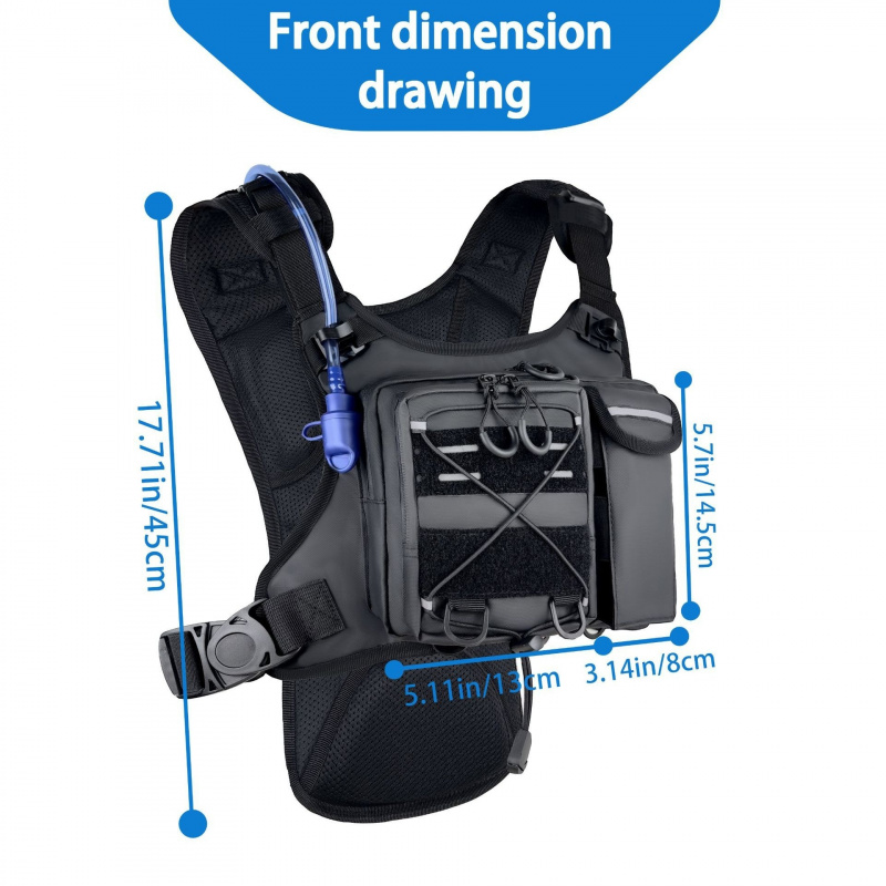 2026 New Tactical Vest Chest B - Cycling Gear Duffle recension och pris