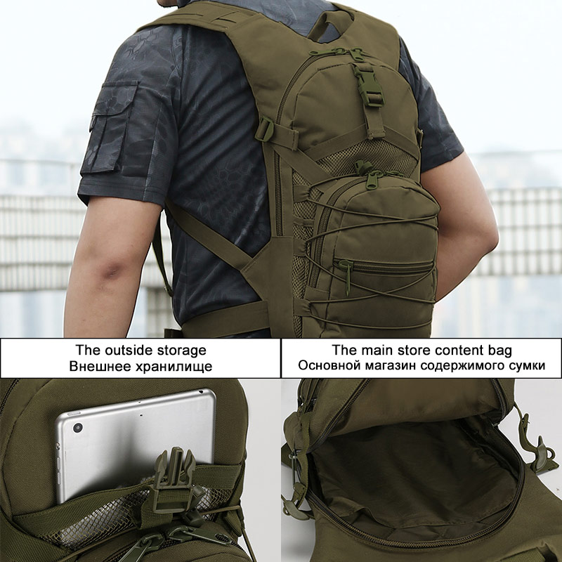 15L Molle Tactical Backpack 80 - Cycling Gear Organizer Bag recension och pris