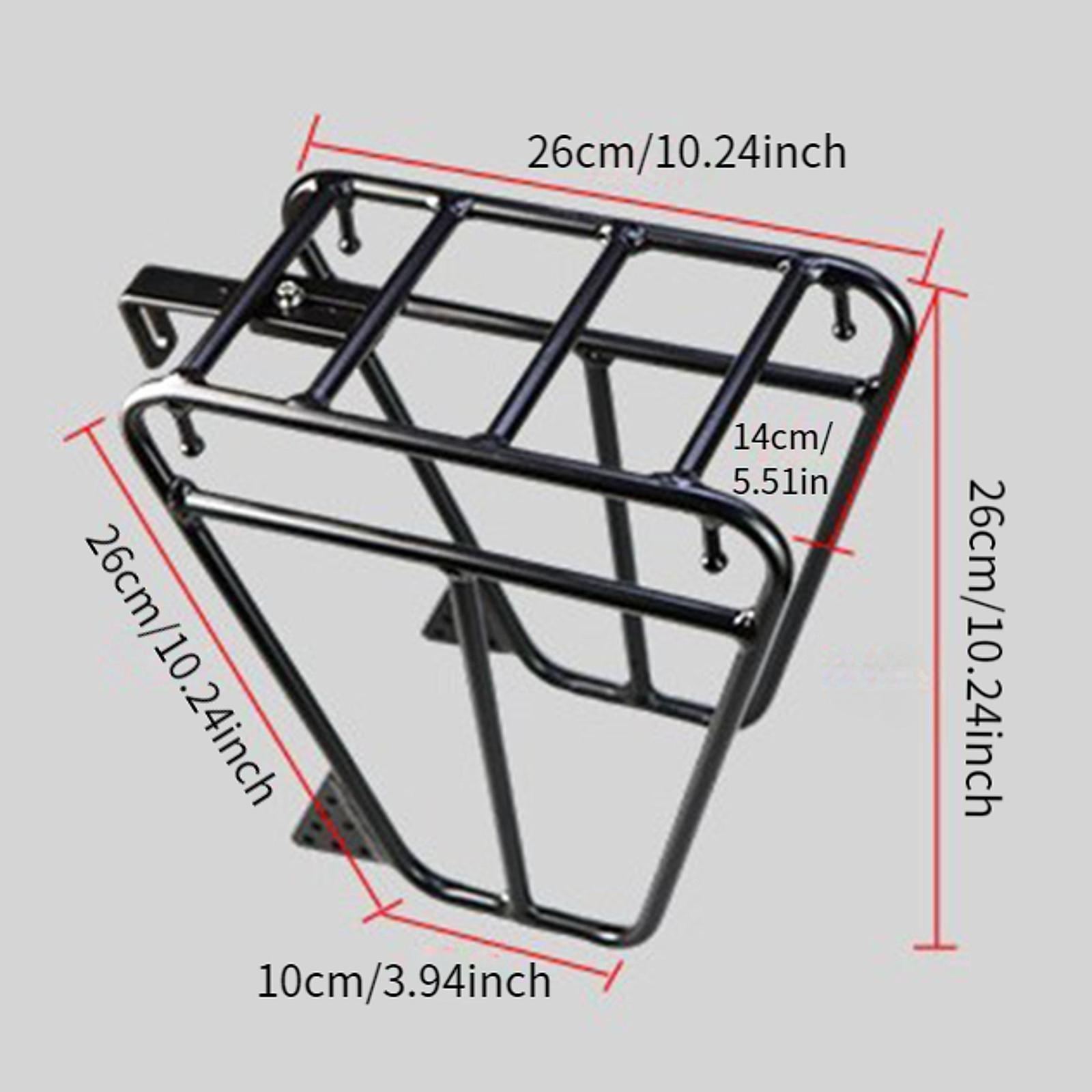 Quick Release Front Bike Rack  - Cycling Gear Shelf recension och pris