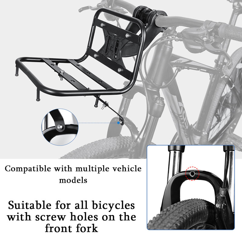 Bicycle Front Rack Aluminum Al - Cycling Gear Organizer Bag recension och pris