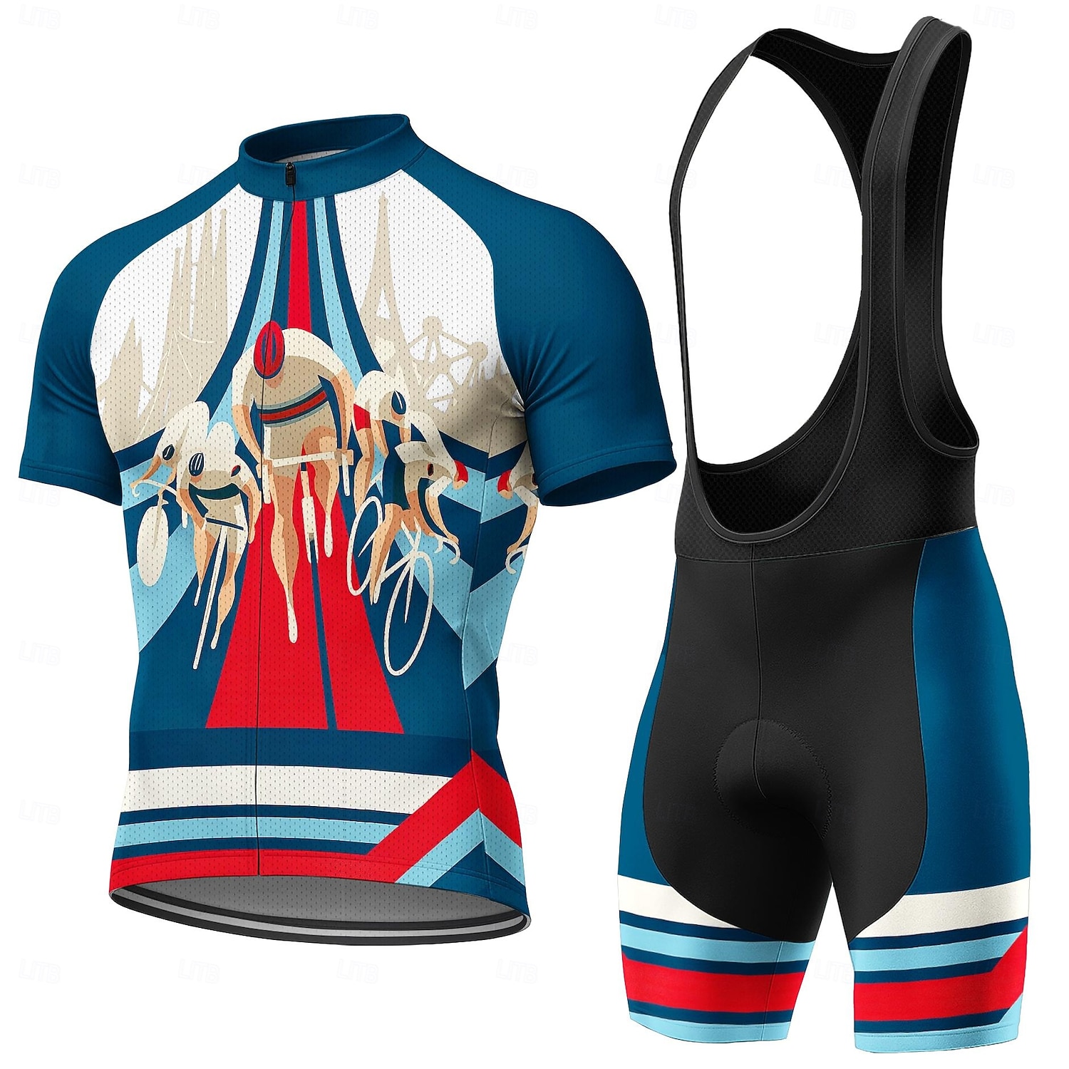 Men Short Sleeves Cycling Jers - Triathlon Cycling Kit recension och pris